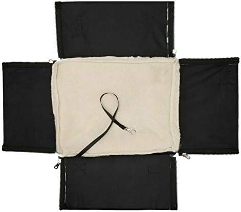 Riloer Pet Car Booster Seat Puppy Travel Gear Booster Bed Bag Suitable for Travel Gear