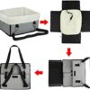 Riloer Pet Car Booster Seat Puppy Travel Gear Booster Bed Bag Suitable for Travel Gear