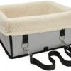 Riloer Pet Car Booster Seat Puppy Travel Gear Booster Bed Bag Suitable for Travel Gear