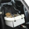 Riloer Pet Car Booster Seat Puppy Travel Gear Booster Bed Bag Suitable for Travel Gear