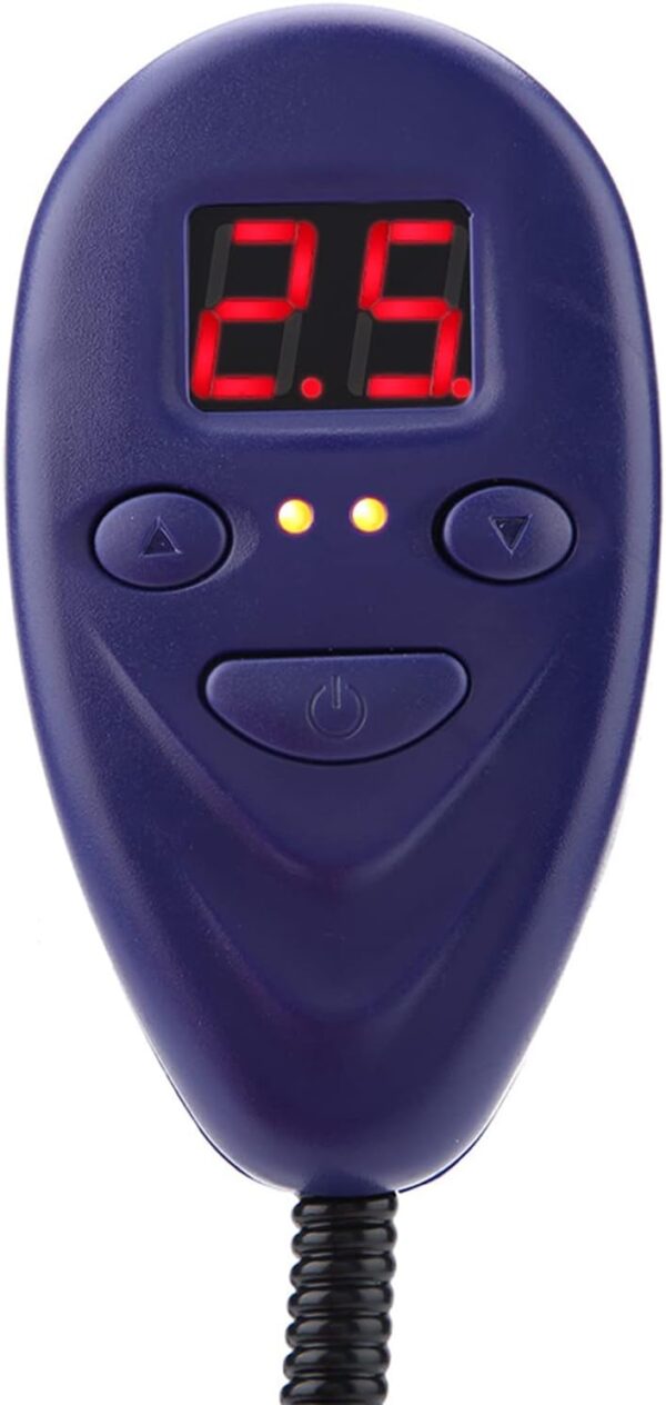 YOUTHINK Pet Heating Pad for Cats Dogs, Indoor Electric Heating Pad Warming Pet Bed Mat with 7 Levels of Temperature Setting, IP67 Waterproof (I B)