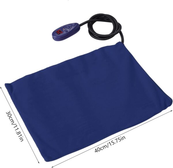 YOUTHINK Pet Heating Pad for Cats Dogs, Indoor Electric Heating Pad Warming Pet Bed Mat with 7 Levels of Temperature Setting, IP67 Waterproof (I B)