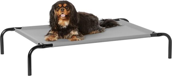 Amazon Basics Raised Pet Bed with Cooling Effect