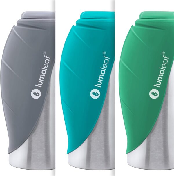 LumoLeaf Dog Drinking Bottle for Travel, 800 ml Stainless Steel Water Bottle, Dog Water Bottle, Dog Water Dispenser, Travel Accessories for Hiking and Camping (Grey)