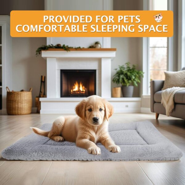 PET SPPTIES Dog Bed Soft and Warm Mats Dog Cushion Washable Cuddly Reversible Pet Sofa Cushion PS085 PS085 (106 x 71 cm, Full Grey)