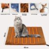 Pet Heating Pad for Cats, Dogs, Electric Blanket with 12H Timer and Temperature Control 30-60°C, Electric, Safe for Dogs and Cats - 45 x 45 cm