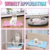 717g34ZxvcL._AC_SL1500_.jpg MICOOYO Pack of 2 Dog Cage Bed Mattress - Fleece Pet Cushion Bed Mat Washable Cat Cushion Pad for Medium Dogs Cats Puppies (69 x 52 cm)