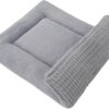 PET SPPTIES Dog Bed Soft and Warm Mats Dog Cushion Washable Cuddly Reversible Pet Sofa Cushion PS085 PS085 (106 x 71 cm, Full Grey)