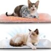 Pet Prime Cat Window Lounger - Cat Bed Fluffy Window Sill Sleeping Place with Non-Slip Underside, Quiet Cushion, 2 Removable Covers (Mesh & Plush), 90 x 29 cm for Cosy Sun and Sleep