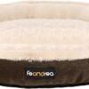 Feandrea Round Doughnut Dog, Cat Bed