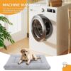 PET SPPTIES Dog Bed Soft and Warm Mats Dog Cushion Washable Cuddly Reversible Pet Sofa Cushion PS085 PS085 (106 x 71 cm, Full Grey)