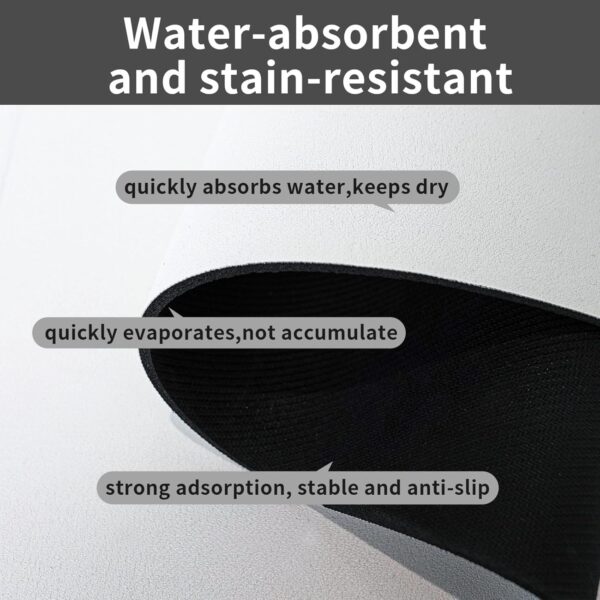 Wolf Night Moon Print Pet Feeding Mat Dog Mat for Food and Water Bowl Dogs Water Dispenser Mat Dogs Accessories