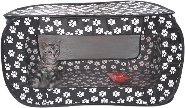 Dog Tent Pet Folding Tent Net Cat Kennel Fence Rectangle Play Tent Portable Pet Tent Tear Resistant Travel Gear Foldable Pet Tent Pet Playpens