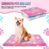 71VMxTUMzdL._AC_SL1500_.jpg MICOOYO Pack of 2 Dog Cage Bed Mattress - Fleece Pet Cushion Bed Mat Washable Cat Cushion Pad for Medium Dogs Cats Puppies (69 x 52 cm)