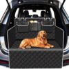 OKYUK Dog Boot Liner, Waterproof Pet Seat Cover, Universal Fit, SUV, Truck, Sedan, Heavy Duty with Side Protector