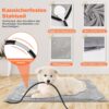 Asstikoo Pet Heating Pad for Cats, Dogs, Adjustable Dog Heating Pad with 12 Levels Timer and 30-55°C Temperature, Pet Electric Pet Heating Mat (L - 45 x 70 cm)