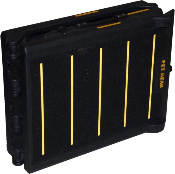 Pet Gear PG9300RF Travel Lite Tri-Fold Reflective Ramp, Black/Yellow, X-Large