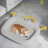 71fiSVwOaYL._AC_SL1328_.jpg Marchul Cooling Dog Bed, Summer Cat Mat, Pet Cooling Mat for Cats and Dogs, 75 x 55 cm Kennel Bed Pad with Non-Slip Base, Pet Sleeping Mat for Home and Travel