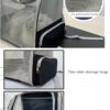 Travel Backpack for Cats - Pet Travel Gear Carrier Bag for Dogs | Double Shoulder Pet Bag Foldable with Breathable Mesh and Cushion