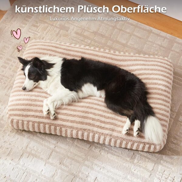 Pawk Dog Bed for Large Dogs, Washable Removable, Dog Basket, Fluffy, Breathable, Non-Slip, Dog Beds for Medium and Large Dogs, 89 x 58 x 10 cm