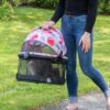 Pet Gear PG1040NZFL View 360 Carrier & Car Seat for Small Dogs & Cats with Mesh Ventilation for Easy View, Floral