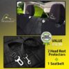 Meadowlark® Dog Blanket Car Rear Seat - Waterproof & Full Cover - Mesh Viewing Window - Protects Against