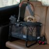 Pet Gear View 360 Pet Carrier & Car Seat with Booster Seat Frame for Small Dogs & Cats, Mesh Ventilation, Push Button Operation, No Tools Required