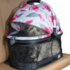 Pet Gear PG1040NZFL View 360 Carrier & Car Seat for Small Dogs & Cats with Mesh Ventilation for Easy View, Floral